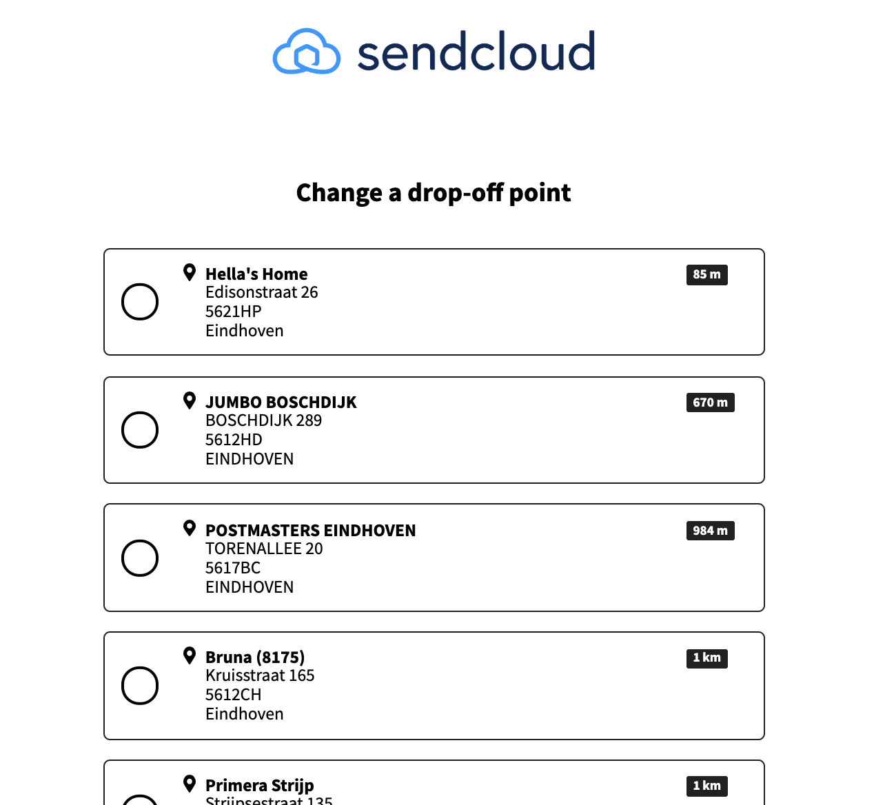 How to create a return Sendcloud Help Center